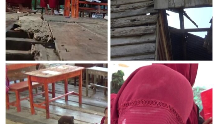 Kasi’na, Pak Presiden, Bangunan Sekolah Sudah Rapuh dan Hancur Murid SD Inpres 4/82 Pusungnge, Tetap Semangat Belajar