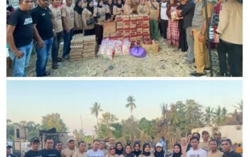 Mabbarakkai, Komunitas Kopi Lotong Kunjungi Korban Kebakaran di Sanrangeng, Ajak Warga Turut Membantu