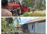 Iyanae, Prajurit Yonarmed 21/Kawali Terjun Langsung Bantu Warga Padamkan Kebakaran di Bengo
