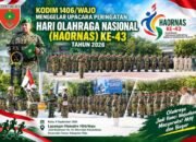 Kodim 1406/Wajo Gelar Upacara Haornas ke-43, Dandim Tekankan, Pentingnya Olahraga untuk Kesehatan Masyarakat
