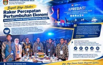 Bupati Wajo Hadiri Rakor Percepatan Pertumbuhan Ekonomi Kemendagri, Perkuat Komitmen Dorong Kesejahteraan Masyarakat