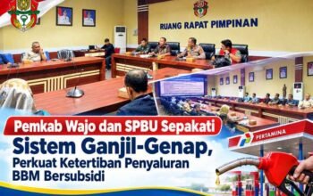 Pemkab Wajo dan SPBU Sepakati Sistem Ganjil-Genap, Perkuat Ketertiban Penyaluran BBM Bersubsidi
