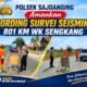 Polsek Sajoanging Amankan Recording Survei Seismik 2D 801 Km WK Sengk
