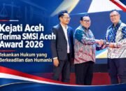 Kejati Aceh Terima SMSI Aceh Award 2026, Tekankan Hukum yang Berkeadilan dan Humanis
