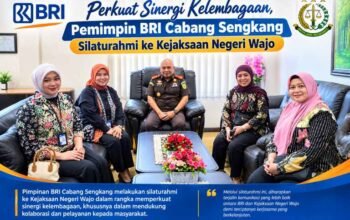 Perkuat Sinergi Kelembagaan, Pemimpin BRI Cabang Sengkang Silaturahmi ke Kejaksaan Negeri Wajo
