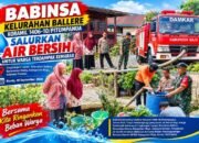 Wujud Kepedulian kepada Warga, Babinsa Dampingi Distribusi Air Bersih di Ballere