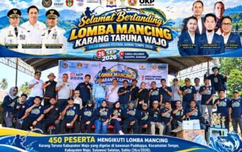 450 Peserta Ramaikan Lomba Mancing Karang Taruna Wajo di Festival Danau Tempe