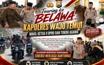 Touring ke Belawa, Kapolres Wajo Temui Wakil Ketua II DPRD dan Tokoh Agama