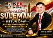 Suleman Dipercaya Pimpin DPW KPK Independen Indonesia Sulawesi Selatan