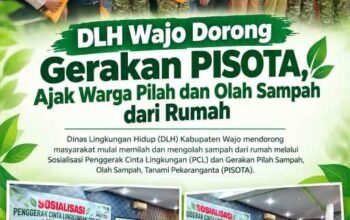 DLH Wajo Dorong Gerakan PISOTA, Ajak Warga Pilah dan Olah Sampah dari Rumah