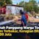 Rumah Panggung Warga Tosora Ludes Terbakar, Kerugian Ditaksir Rp100 Juta