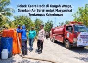 Polsek Keera Hadir di Tengah Warga, Salurkan Air Bersih untuk Masyarakat Terdampak Kekeringan