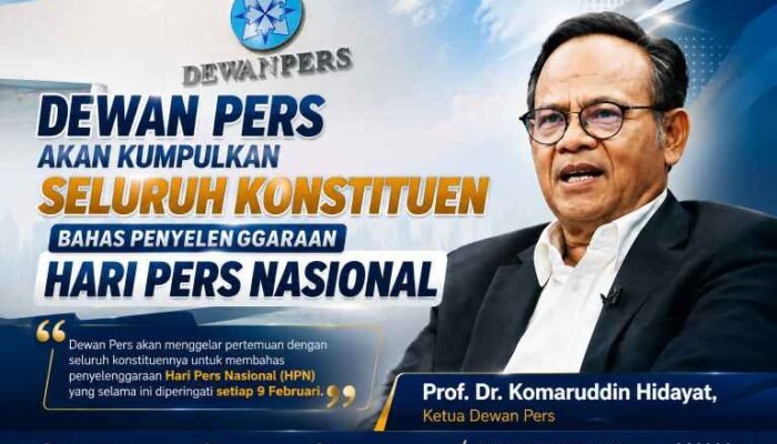 Dewan Pers Akan Kumpulkan Seluruh Konstituen Bahas Penyelenggaraan Hari Pers Nasional
