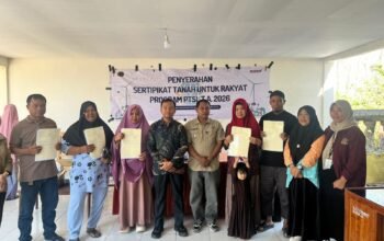 250 Sertifikat PTSL di Kelurahan Manjangloe Telah Diserahkan, 30 Bidang Menunggu Pemilik