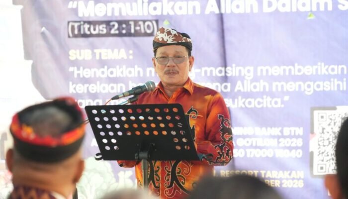 Wagub Ingkong Ala Hadiri Pesta Gotilon HKBP Tarakan