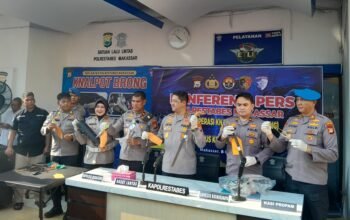 Polrestabes Makassar Sita 340 Motor, 245 Knalpot Brong dan Ungkap Tawuran Geng Motor: 19 Remaja Diamankan, 3 Masih DPO