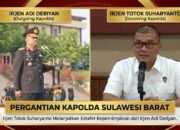 Kapolda Sulbar Berganti, Irjen Totok Suharyanto Lanjutkan ki Estafet Kepemimpinan Irjen Adi Deriyan
