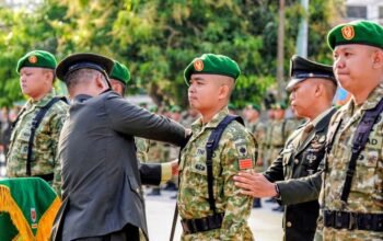 Dandim 1406/Wajo Pimpin Koprapor Kenaikan Pangkat, Dorong Prajurit Makin Profesional
