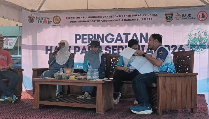 Peringati Hari Paru Sedunia, Kadis DKPPKB Sulbar Dukung ki Penguatan Edukasi dan Layanan Kesehatan Paru