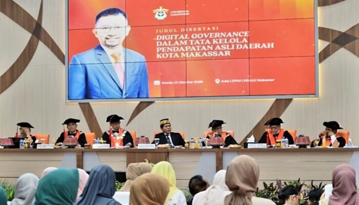Caradde, Gubernur Kaltara Zainal Paliwang Bedah Digital Governance PAD Makassar Promovendus Muhammad Fuad Arfandi