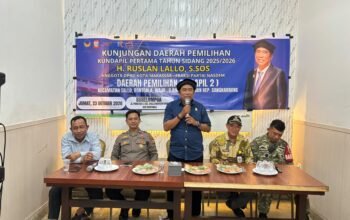 Anne mi, Anggota DPRD Kota Makassar H. Ruslan Lallo Gelar ki Kundapil I Tahun Sidang 2025/2026, Serap Masukan Warga untuk Evaluasi Program