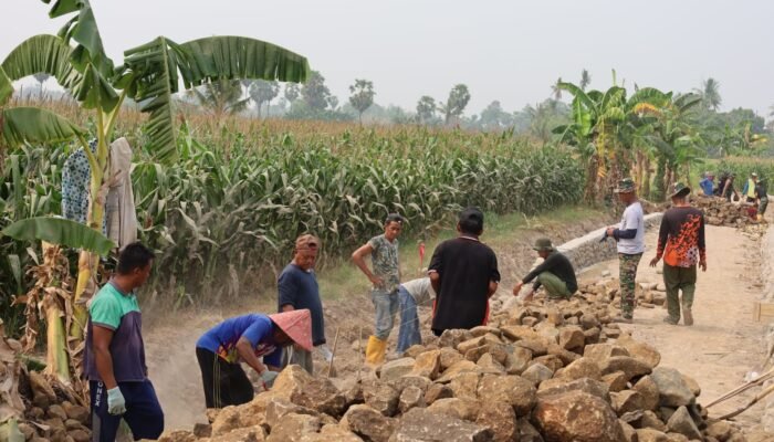 Satgas TMMD: Talud Kalebarembeng Capai 46 Persen