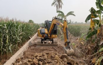 Talud TMMD di Gowa Diperkuat, Akses Distribusi Hasil Tani Jadi Perhatian