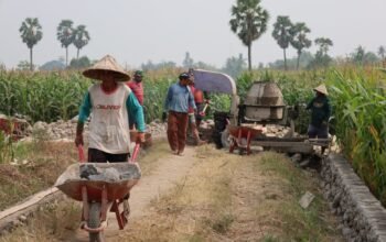 TMMD Kodim Gowa Perkuat Infrastruktur Desa Lewat Semangat Gotong Royong