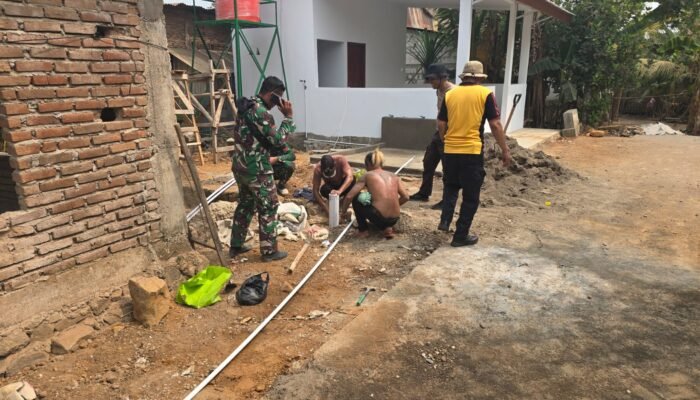Satgas TMMD: Progres Tandon dan Sumur Bor 60 Persen