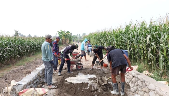 Dandim 1409/Gowa Apresiasi Satgas TMMD Pacu Jalan Tani Capai 55 Persen