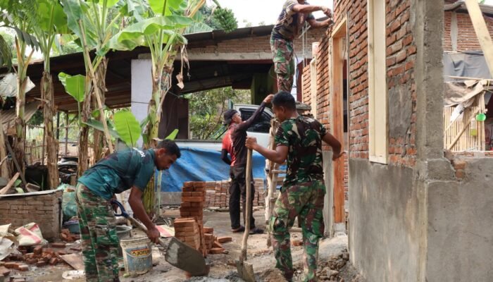 Renovasi RTLH Syahrir Progres 40 Persen