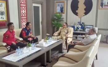 Sekda Sulbar Bersama Kalaksa BPBD Terima ki Kunjungan Kepala Balai Dalkarhut, Perkuat Sinergi Penanganan Karhutla