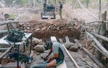 Pengerjaan Jembatan Beton Sungai Karangloe di Gowa Capai Progres 4,5 Persen
