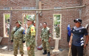 Tim Wasev Mabes TNI Tinjau Pelaksanaan TMMD ke-130 di Gowa