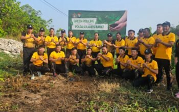Green Policing Polda Sulbar: Menyatu Dengan Alam, Merawat ki Kehidupan