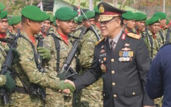 HUT ke-81 TNI di Korem 142/Tatag, Wakapolda Sulbar Tegaskan ki Soliditas Jaga NKRI