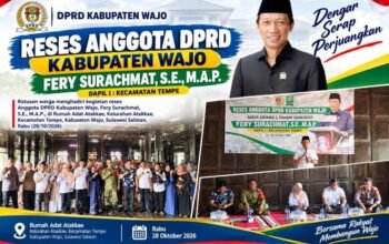 Ratusan Warga Hadiri Reses Fery Surachmat di Wajo, Usulkan Perbaikan Jalan hingga Pengembangan Wisata Atakkae