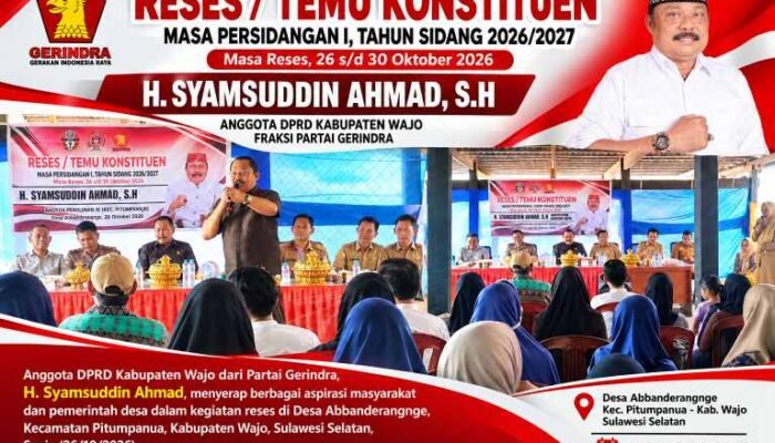 Reses di Pitumpanua, H. Syamsuddin Ahmad Serap Aspirasi Infrastruktur hingga Kesehatan