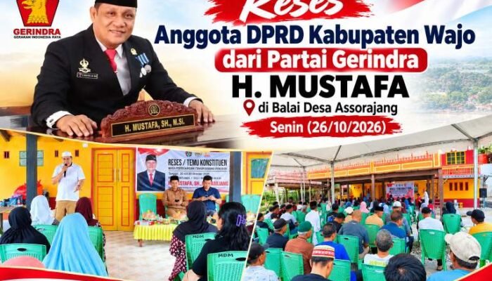 Reses di Assorajang, Haji Mustafa Perjuangkan Bendung Pakkanna dan Sumur Bor untuk Petani