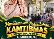 Sat Binmas Polres Wajo Berikan Penyuluhan Kamtibmas, Ajak Jamaah Waspada Kebakaran dan Jauhi Narkoba