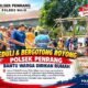 Polsek Penrang Bantu Warga Dirikan Rumah, Wujud Polisi Humanis di Wajo