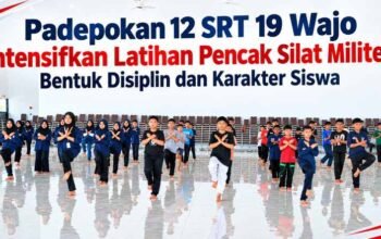 Padepokan 12 SRT 19 Wajo Intensifkan Latihan Pencak Silat Militer, Bentuk Disiplin dan Karakter Siswa